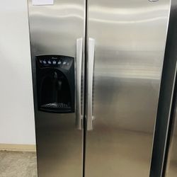 Stainless Steel Amana Refrigerator