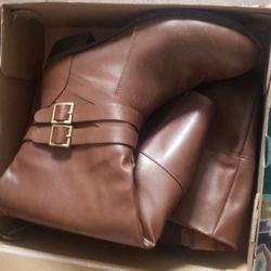 Leather Winter Snow Boots for Women 
