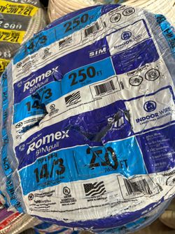 New romex wire 14/3