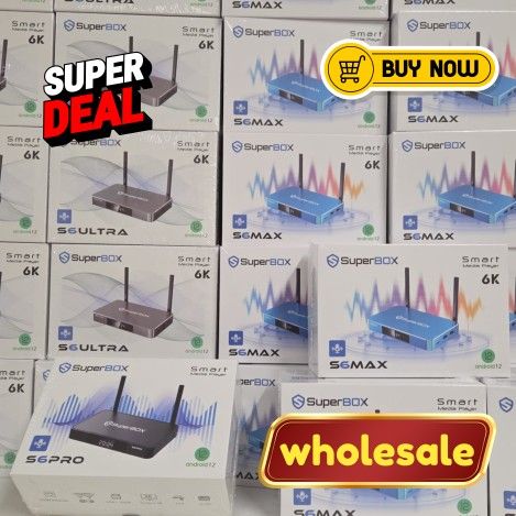 Superbox S6 Max S6 Ultra S6 Max Super Box S6 TvBox Ultimate TV Solution