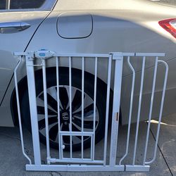 Child Gate with Small Door