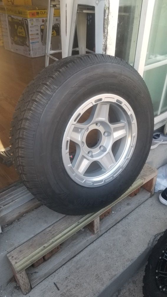 New tire for trailer $45