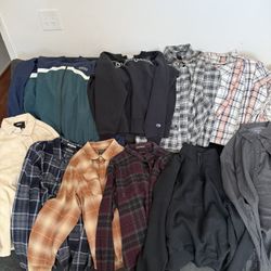 FLANNELS/CREWNECKS  FOR SALE(Different Brands)OBO