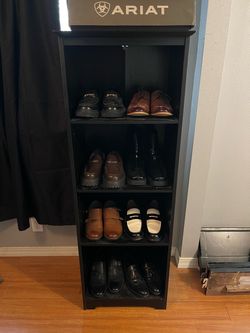 4-shelf book shelf/shoe rack