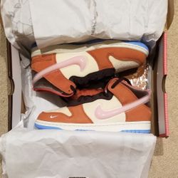 Nike Dunk Mid - Social Status Free Lunch Chocolate Milk - M8.5 | W10