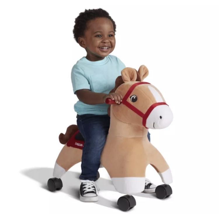 Radio Flyer Boots: Rolling Pony, Caster Ride-on Horse Kids Ride On Car Toy Children Animal