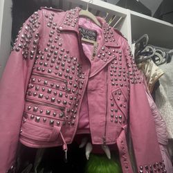 Kill star Studded Leather Jacket