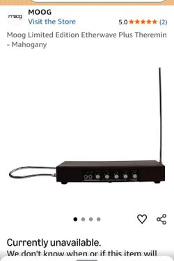 Moog Limited Edition Etherwave Plus Theremin - Mahogany