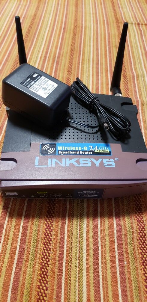 Linksys WRT54G V2.2 Router With Custom Firmware for Extending its Range