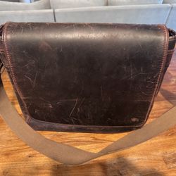 ROOSEVELT BUFFALO LEATHER SATCHEL MESSENGER BAG