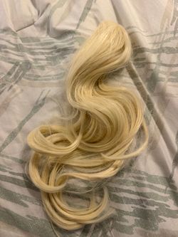 Blonde Ponytail Wig