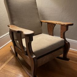 Antique Wooden Rocking Chair 