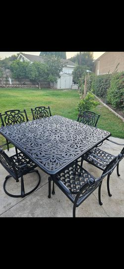Hanamint 7pc dining set/outdoor Furniture/Cash Only