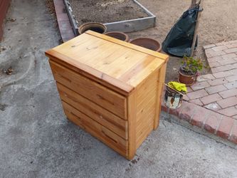 3-drawer Pine Dresser Sanded/ Re- Finished $75 or best