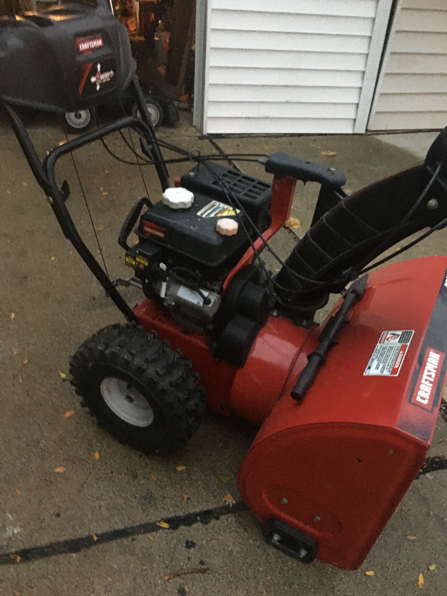 Craftsman 26” Snowblower