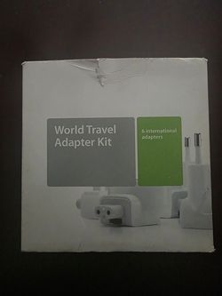 World Travel Adapter Kit 6 International Adapters Apple Compatible