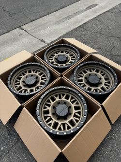 Raceline Ryno 8x6.5 17” Off-Road Racing Wheels Bronze Rims Brand New