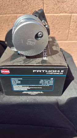 30 Lb setup Penn fathom 15XNLD2  speed and Penn carnage III west coast rod combo