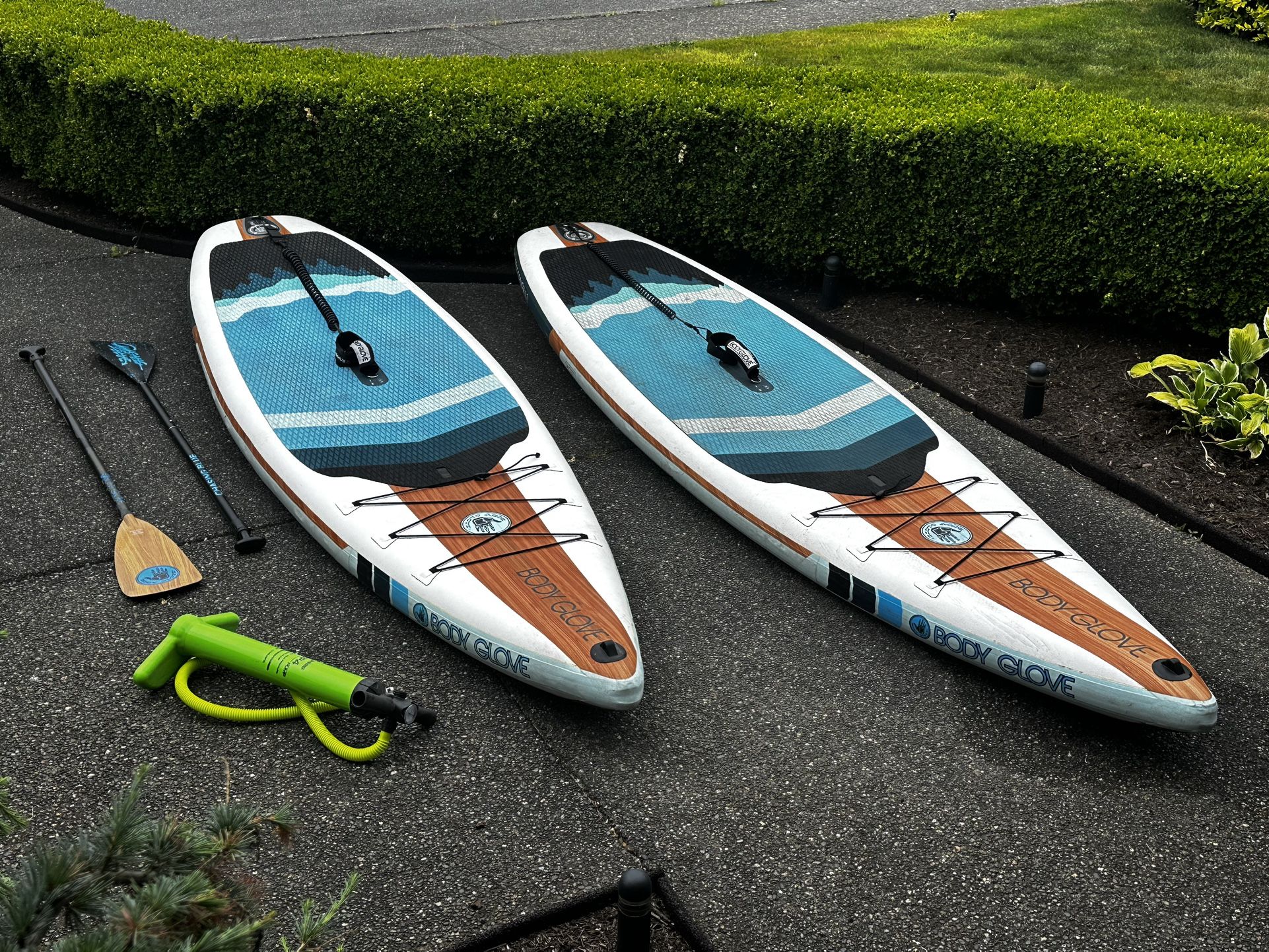 His & Hers Body Glove Performer 11 Paddle Board Boards Set