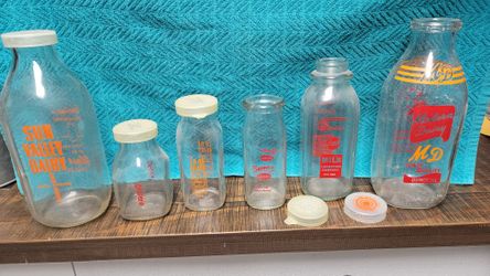 Old Fashioned Milk Bottles