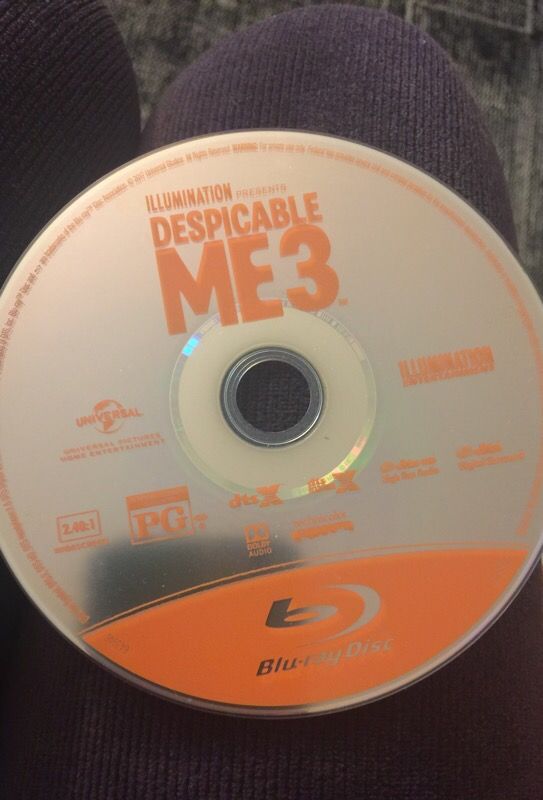 Despicable me 3 ( blue ray )