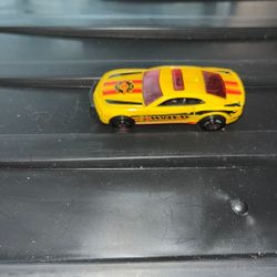 Hot Wheels Die-Cast Car – Yellow Muscle Car (Loose)