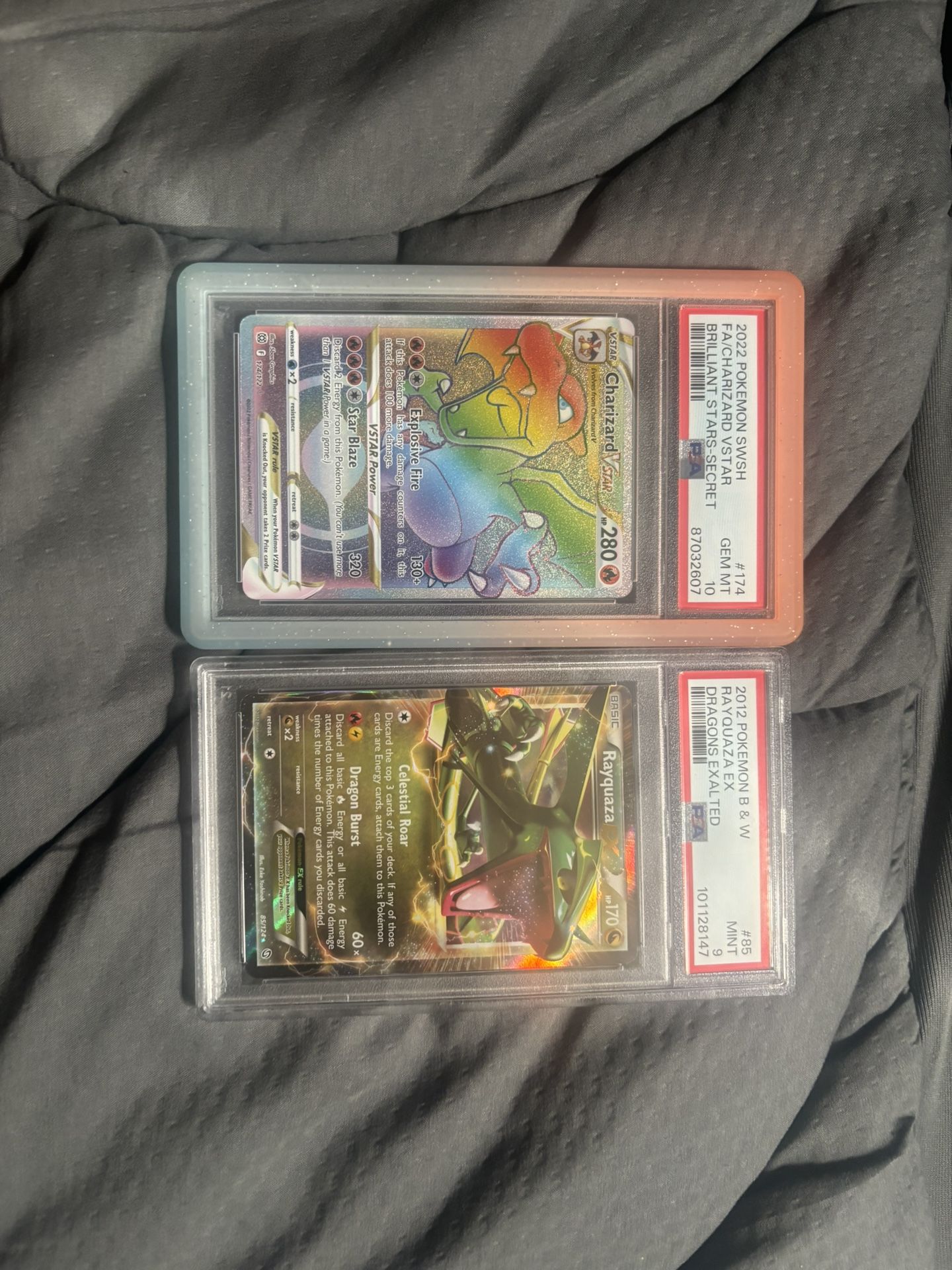 charuzard seceet rare, rayquaza ex