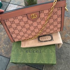 Pink Gucci Ophidia small shoulder bag  