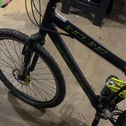 Neon Green Mountain Bike 