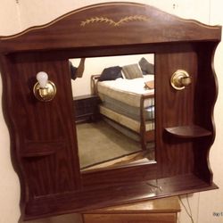 Mirrior For Hear Of Bed Or On A Dresser