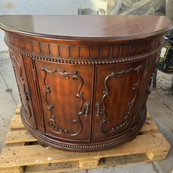 Ornate Entryway Cabinet
