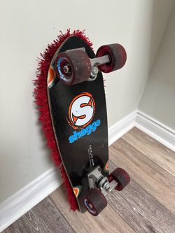 Shaggo carpeted skateboard