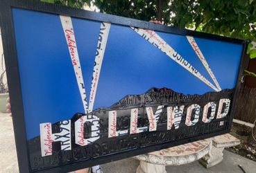 Wall Art Modern Hollywood Signed Art Piece