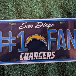 New San Diego Chargers License Plate