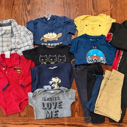 Boys Size 18 Month Clothing Lot: NIKE Air Jordan, Under Armour, Superman