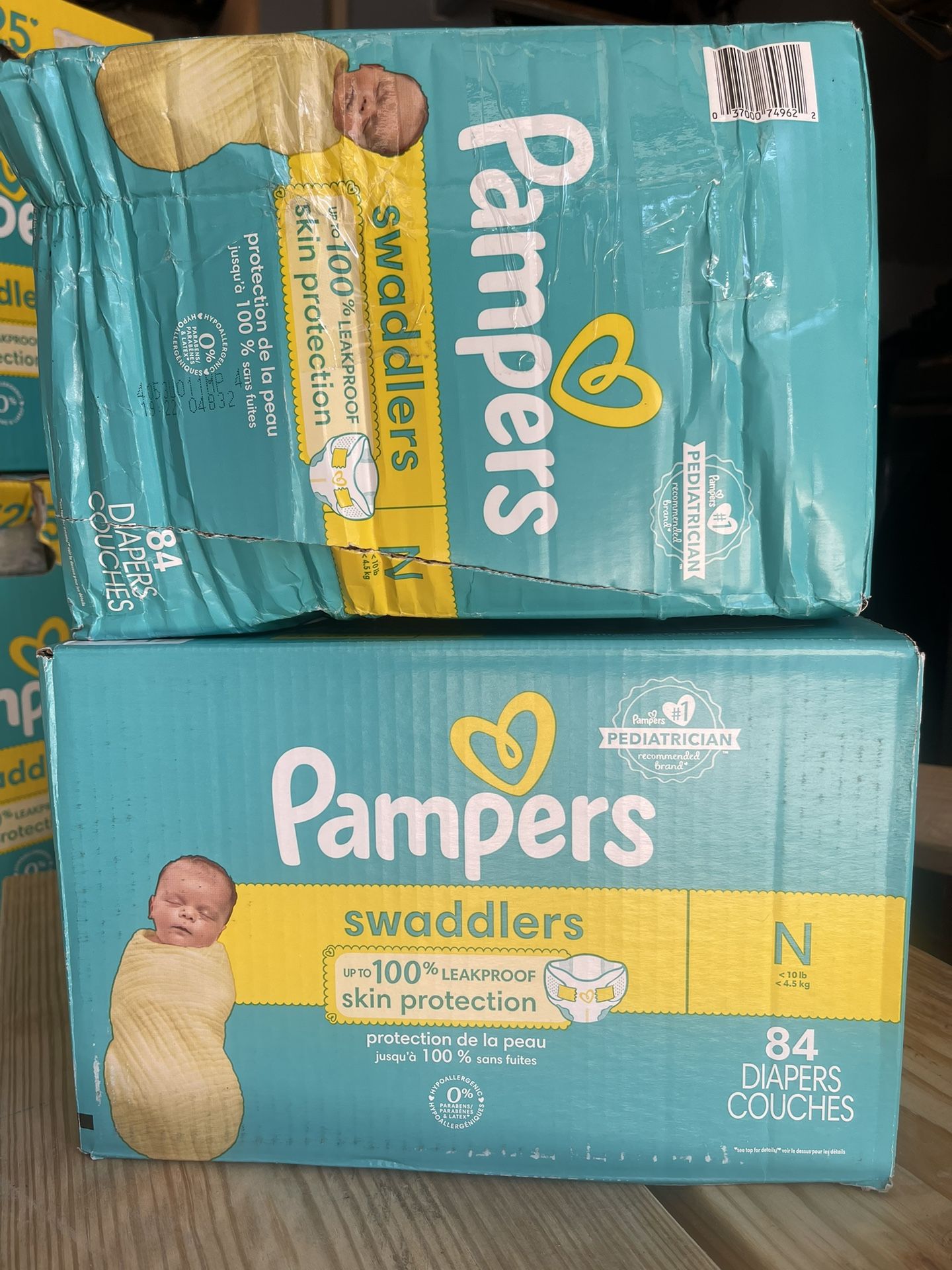 Newborn Pampers Swaddlers (84ct Per Box)