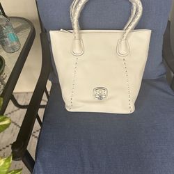 White handbag