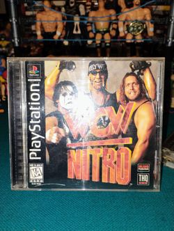 "WCW Nitro" PlayStation 1 Game ( Vintage 1998 )