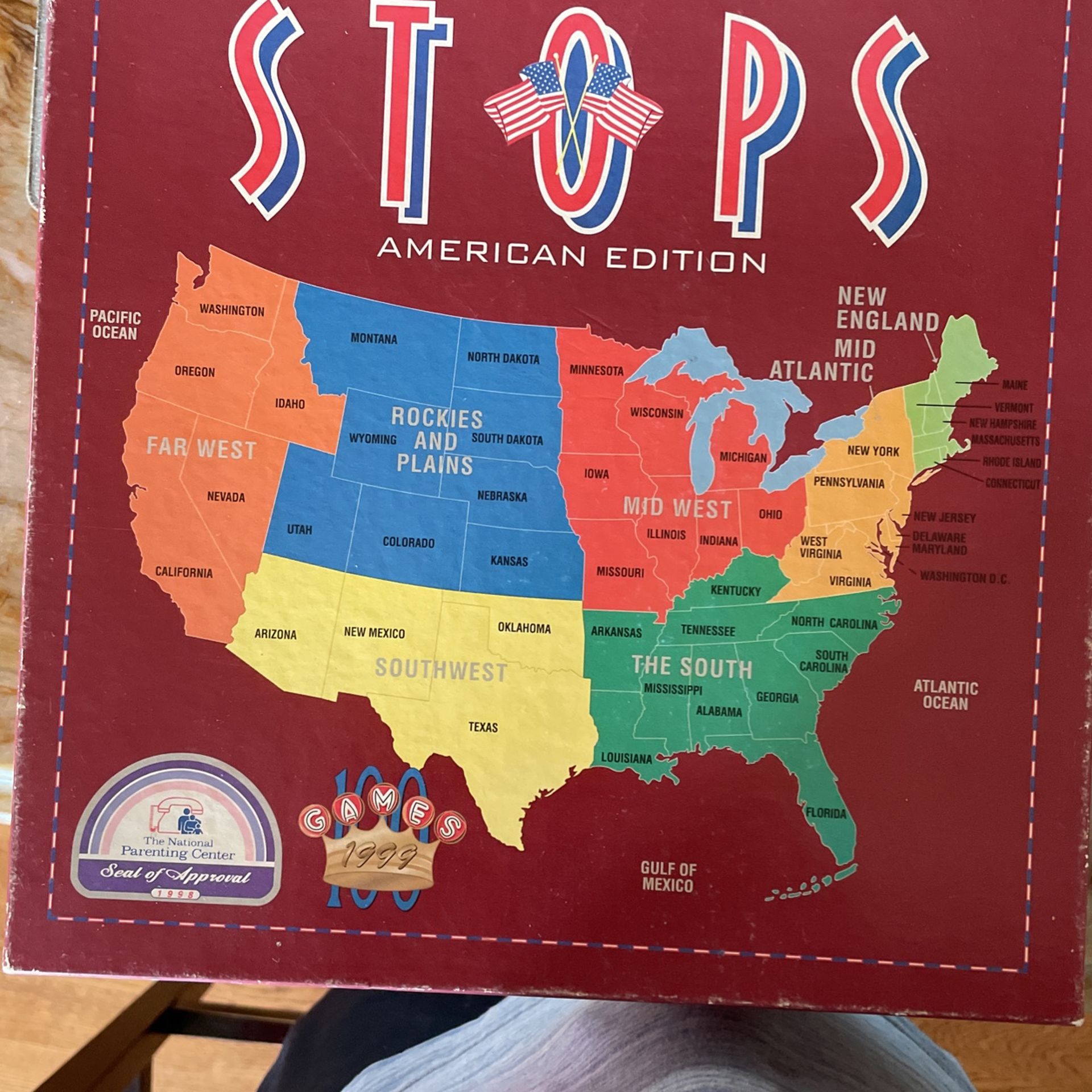 STOPS American Edition Board Game