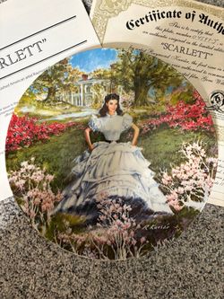Gone With The Wind “Scarlett” - Collector’s Plate -1978