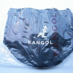 New  Kangol Alice Black Canvas Bucket Bag 