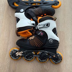 K2 Alexis-W Inline Skates  Breast Cancer Ribbon Roller Blades Size 7