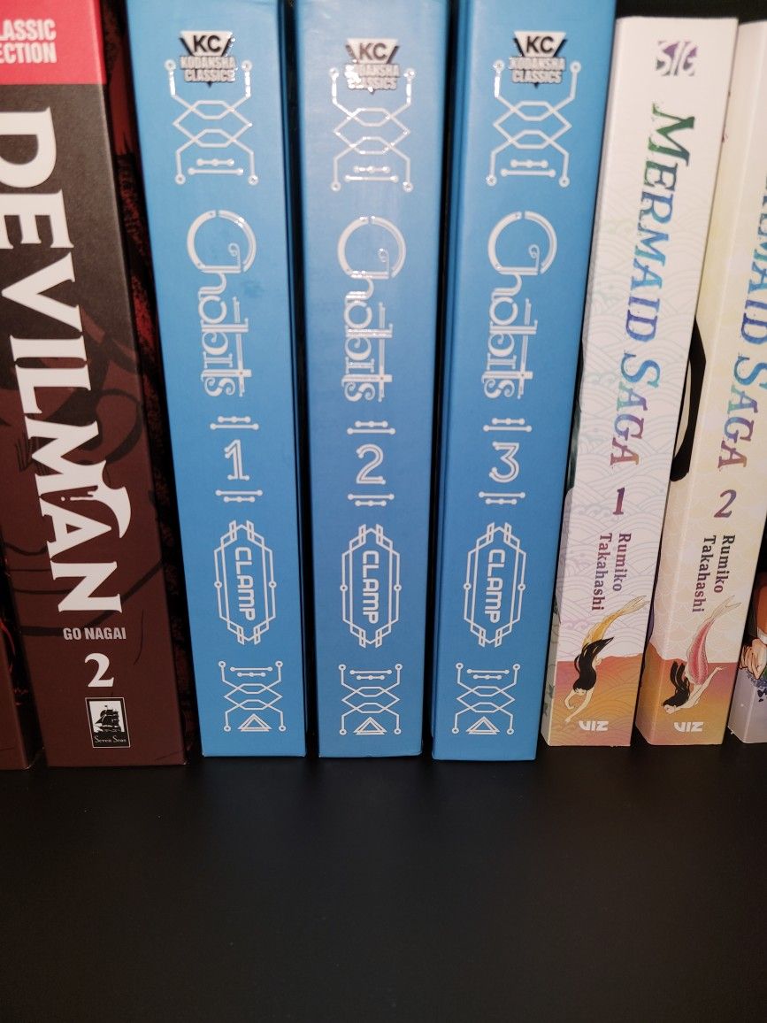 Chobits 20th Anniversary Edition Hardcover 1-3 With Complete Set Of Mermaid Saga 1-2 Collector's Edition And With Rascal Does Not Dream Of Bunny Gir