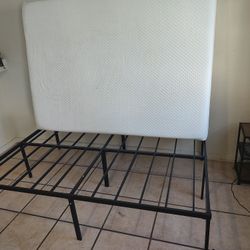 Full Size 10" Memory Foam Mattress & Frame