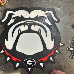 Bulldogs Wood Sign