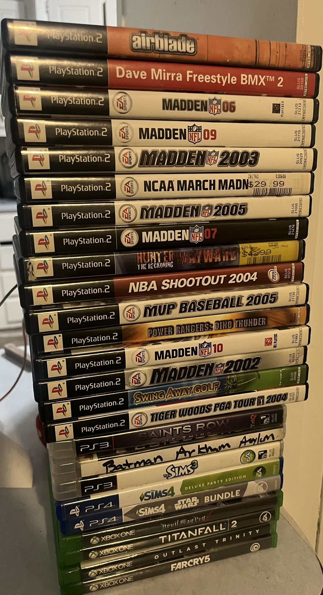 PS4/XBOX ONE/playstation 2 GAMES