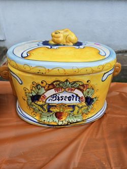 Ravello Biscotti Pottery ( Made In ITALY ) 