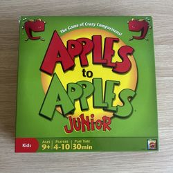Apple To Apples Junior  Game (Like New) $5
