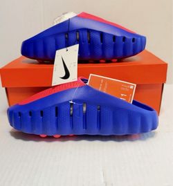 Nike Minds 001 AMP Slides Blue Red