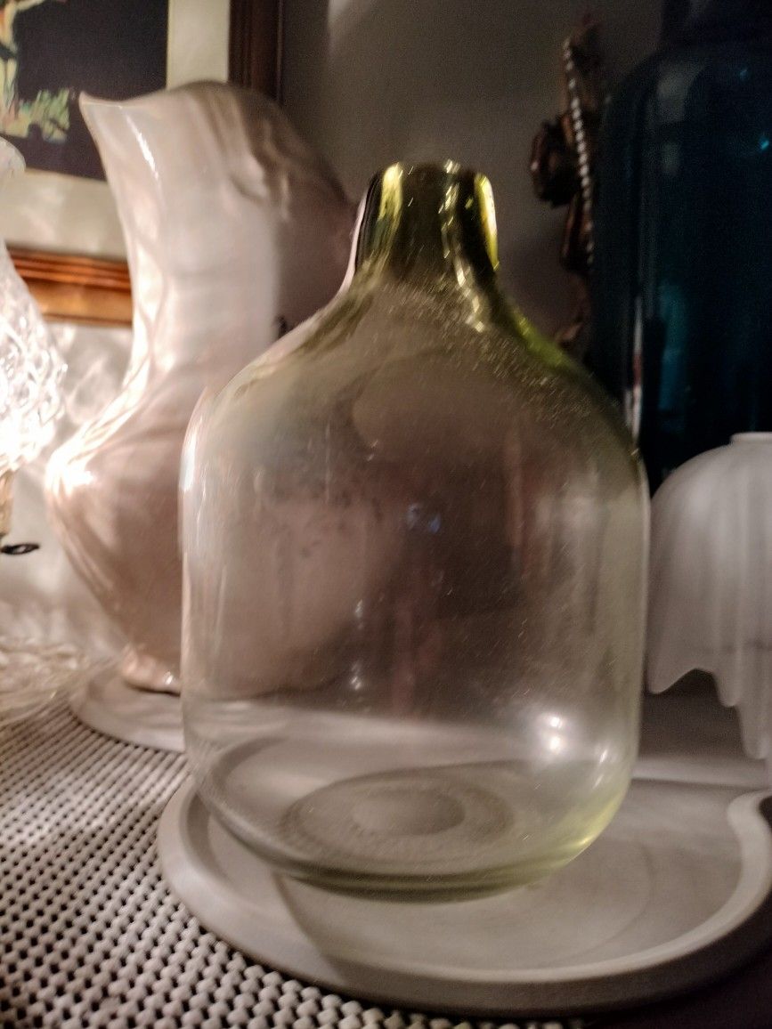Vintage Aura Glass Vase